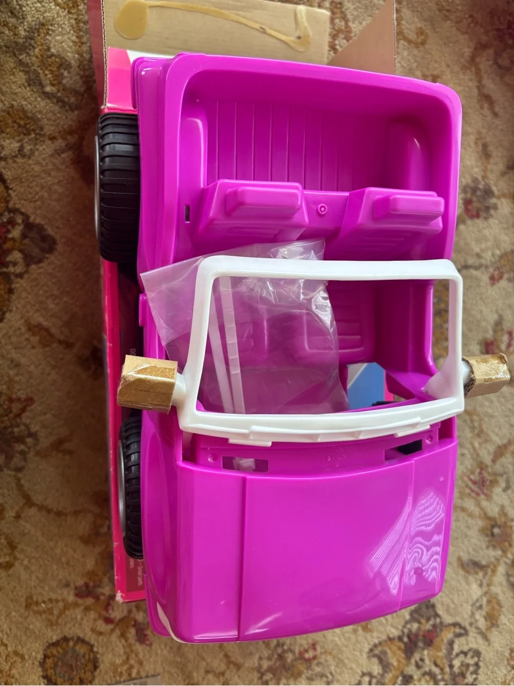 Barbie Purple & White Jeep Cruiser Toy Vehicle